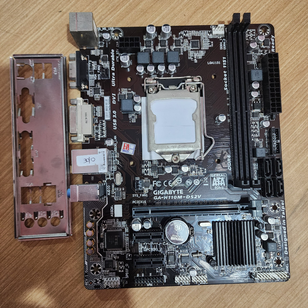 Motherboard H110 LGA 1151 Second Gigabyte Asrock Normal - Mobo H110 LGA 1151 ddr4 Gigabyte - Asrock