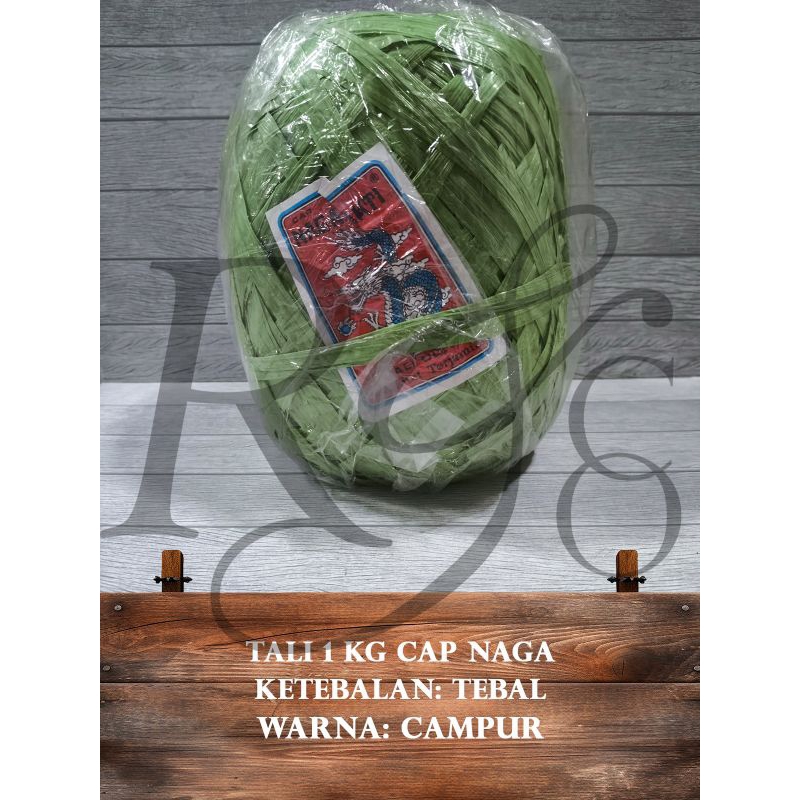 

tali rafia cap naga rumput jepang ukuran 1 kg tali sedang