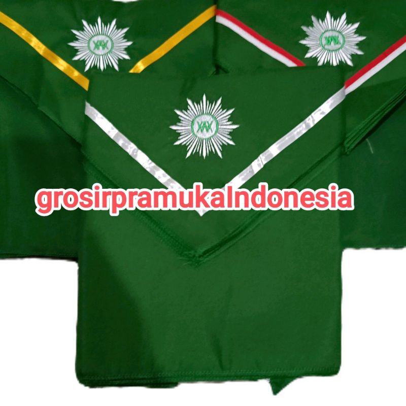 Hasduk Hw Pramuka Bordir / Hasduk Athfal SD SMP SMA / hasduk Athfal hw / Syal HW Pramuka