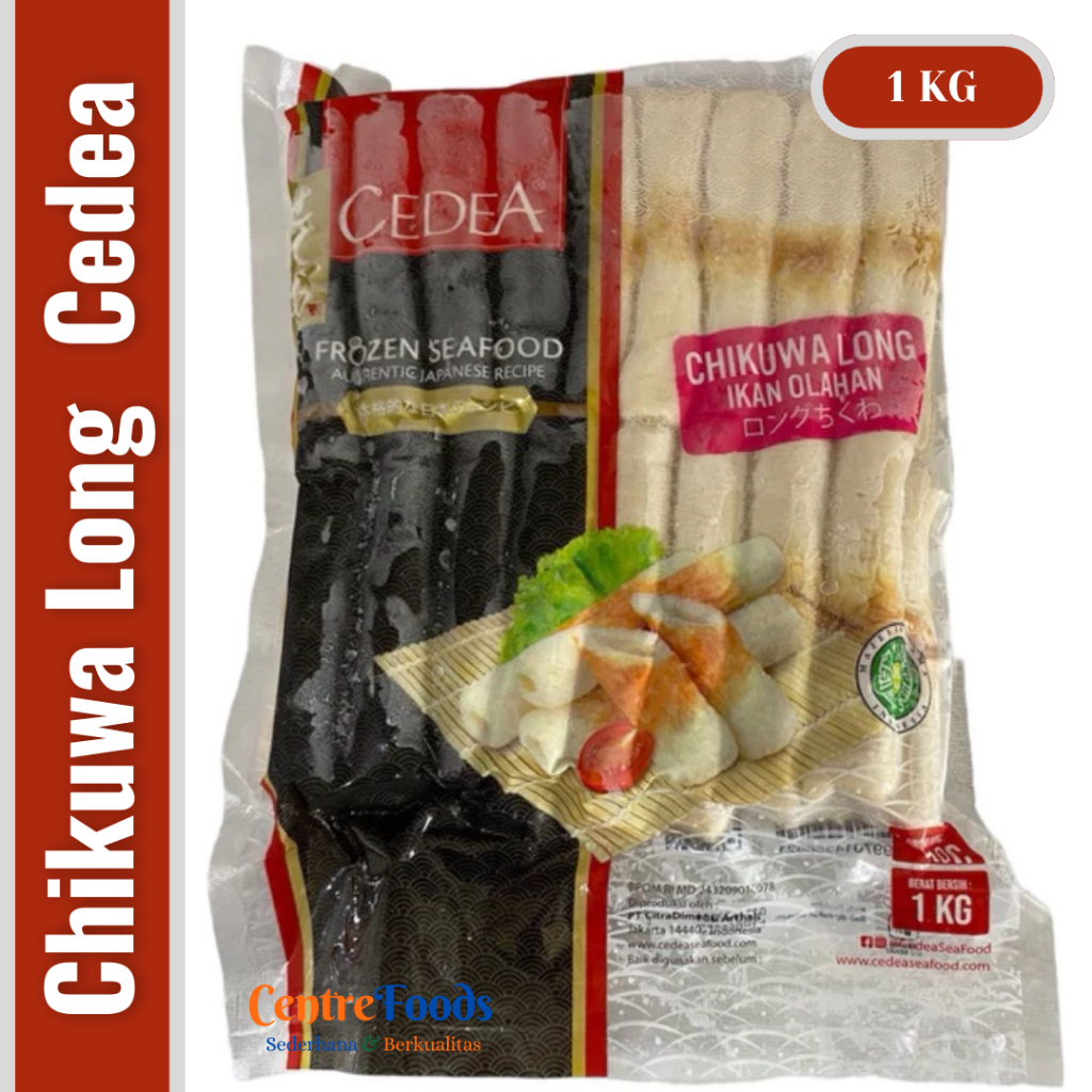 

Ikan Olahan Panjang - Chikuwa Long CEDEA | 1 Kg [ Harga Per BKS ]