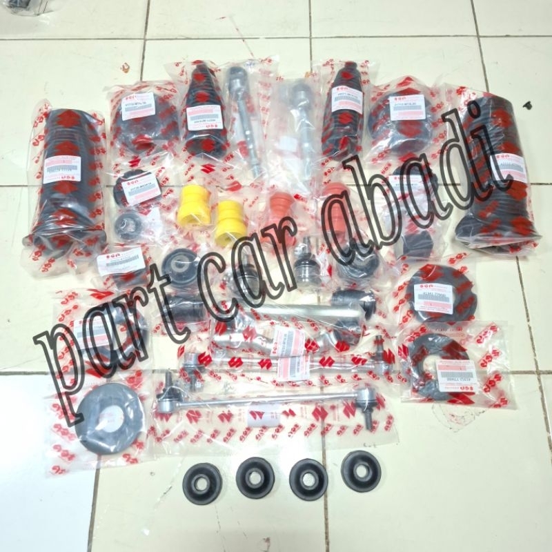 Paket Paketan Full Set Komplit Kaki Kaki Depan Belakang Suzuki ERTIGA Ertiga Th 2013 - 2017 Tie Rod 
