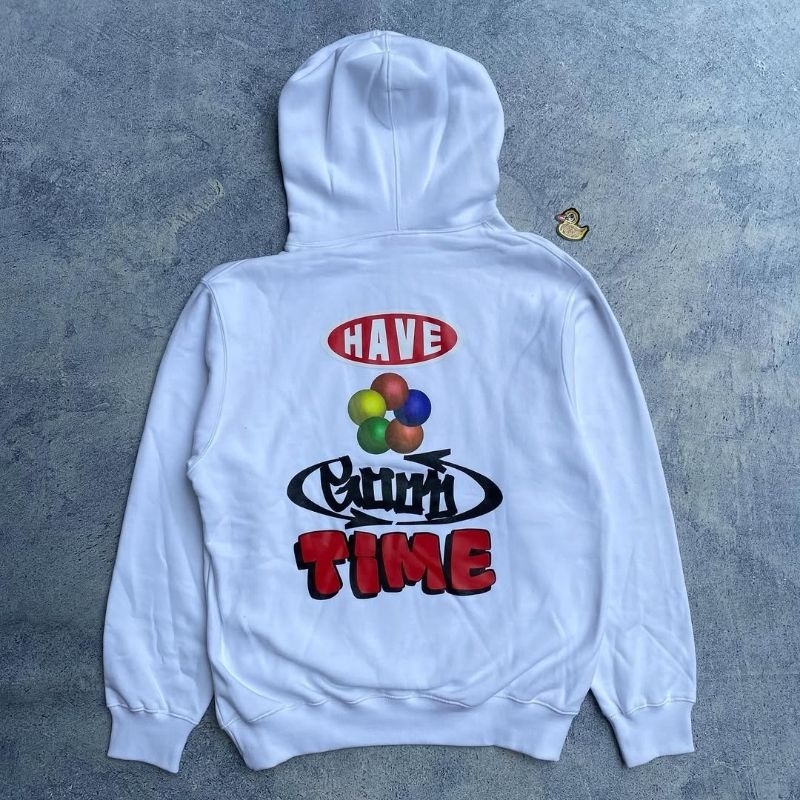 Hagt hoddie play loud logo double sided