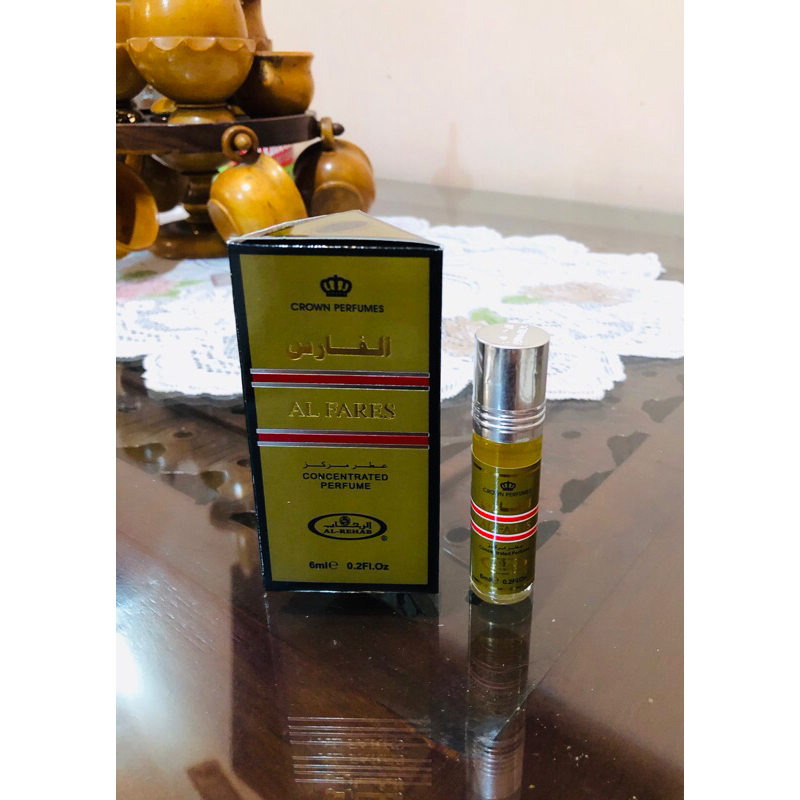 Al Rehab Alrehab Perfumes Parfum Minyak Wangi Arab Al Fares Roll On Mens Pria Laki Laki Non Alcohol 