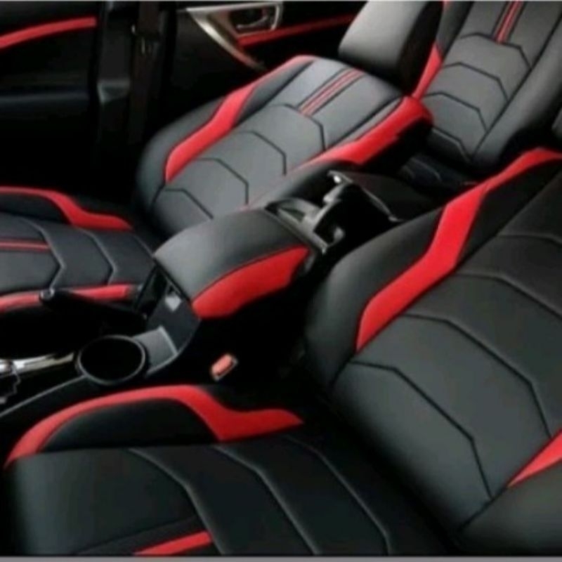 sarung jok mobil rush 2007-2017 full seat jok 3 baris