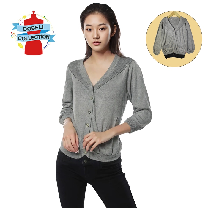 CARDIGAN OUTERWEAR RAJUT KATUN ANAK REMAJA PEREMPUAN DCCG-0035