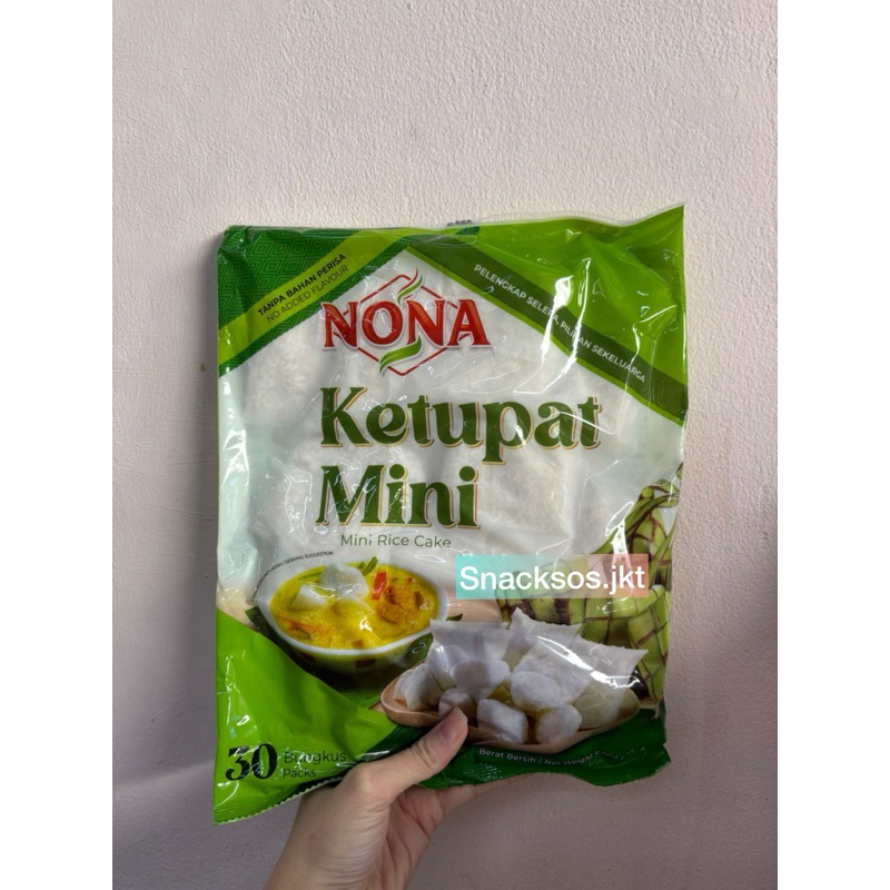 

NONA KETUPAT MINI RICE CAKE INSTANT 600gr MALAYSIA