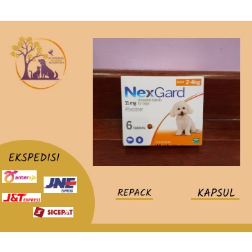 KODE M32T Nexgard Original Obat Kutu Anjing  Demodex Ampuh Size S 24 kg Repack