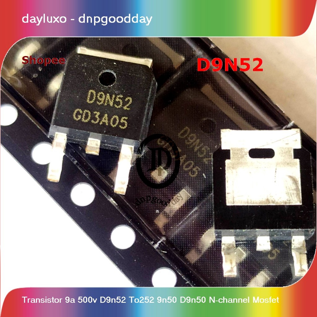 transistor 9a 500v d9n52 to252 9n50 d9n50 n-channel mosfet