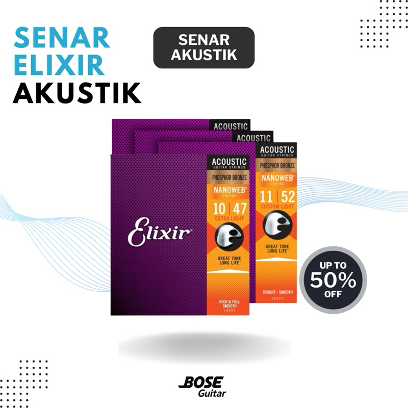 Senar Gitar Elixir Akustik