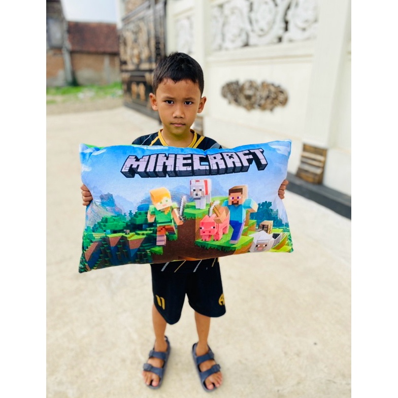 BANTAL MINECRAFT BONEKA MINECRAFT MAINAN MINECRAFT KADO MINECRAFT KODE J4X3