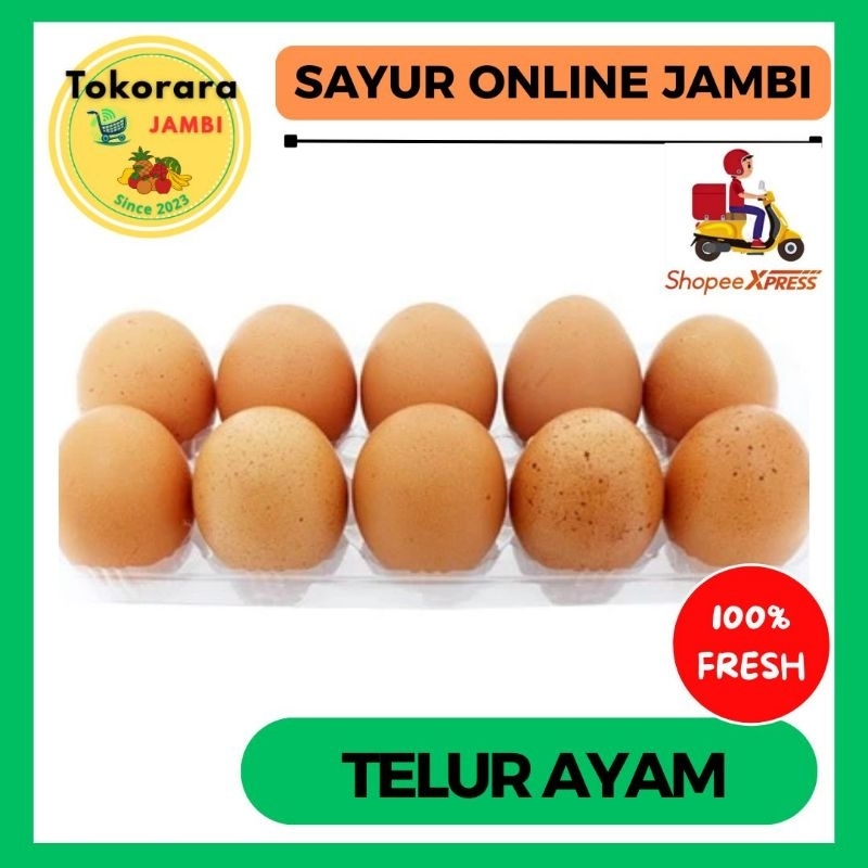 

KIRIM INSTAN Telur ayam negeri/10 Butir-Tokorara.jambi