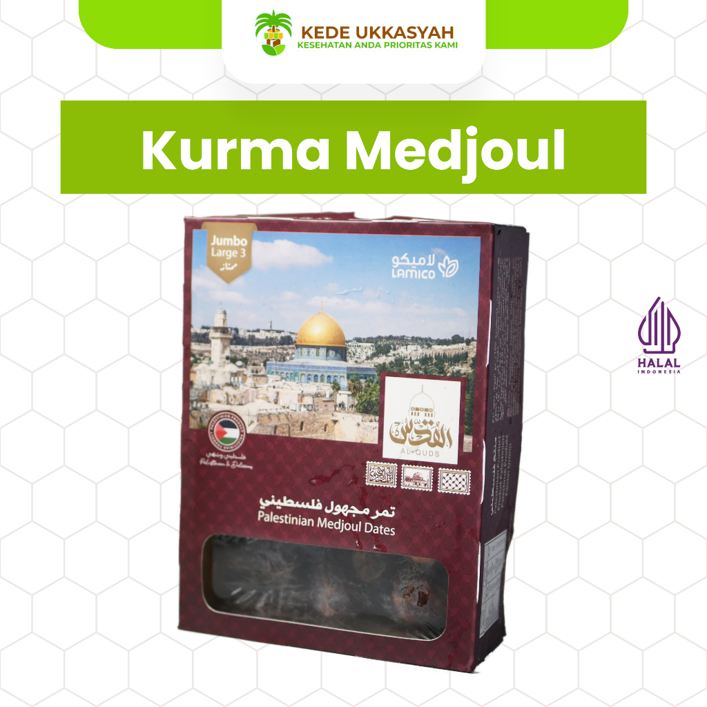 

Kurma Medjoul Palestina Premium Al Quds Lamico – Besar, Legit, Manis