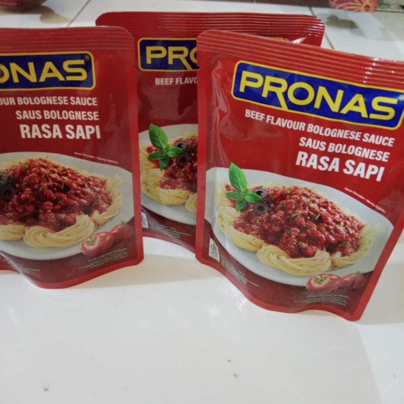 

pronas saos bolognese sapi 175g