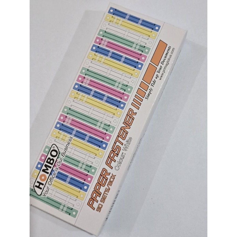 

PAPER FASTENER HOMBO ISI 50 PCS WARNA PUTIH KLIP ACCO CLIP PENGIKAT KERTAS KLIP PUTIH