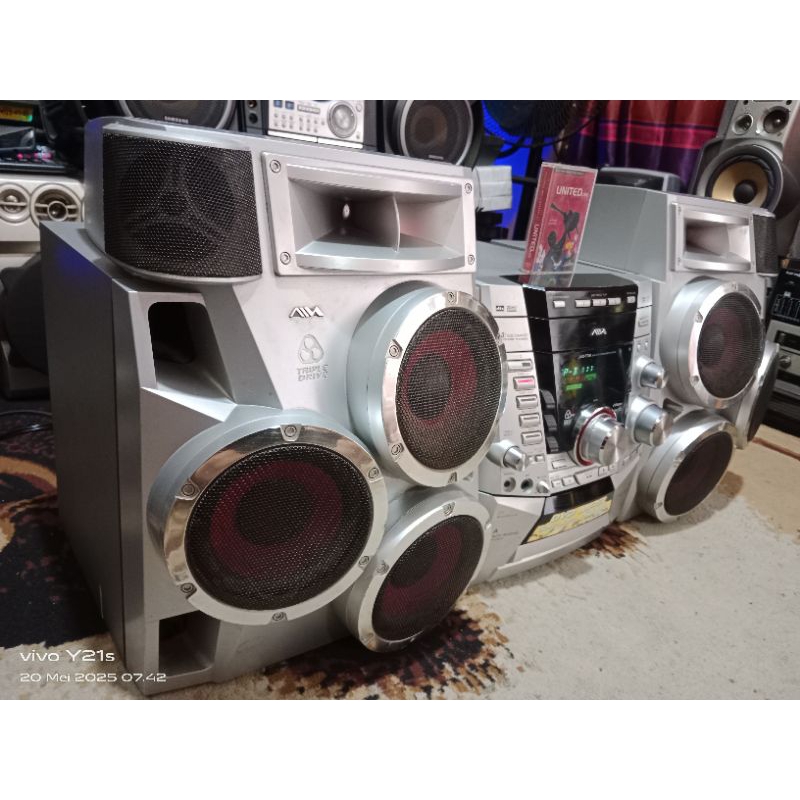 BIG COMPO AIWA SONY JAX-TD8 SUPER JUMBO CLASSIC VINTAGE MEWAH