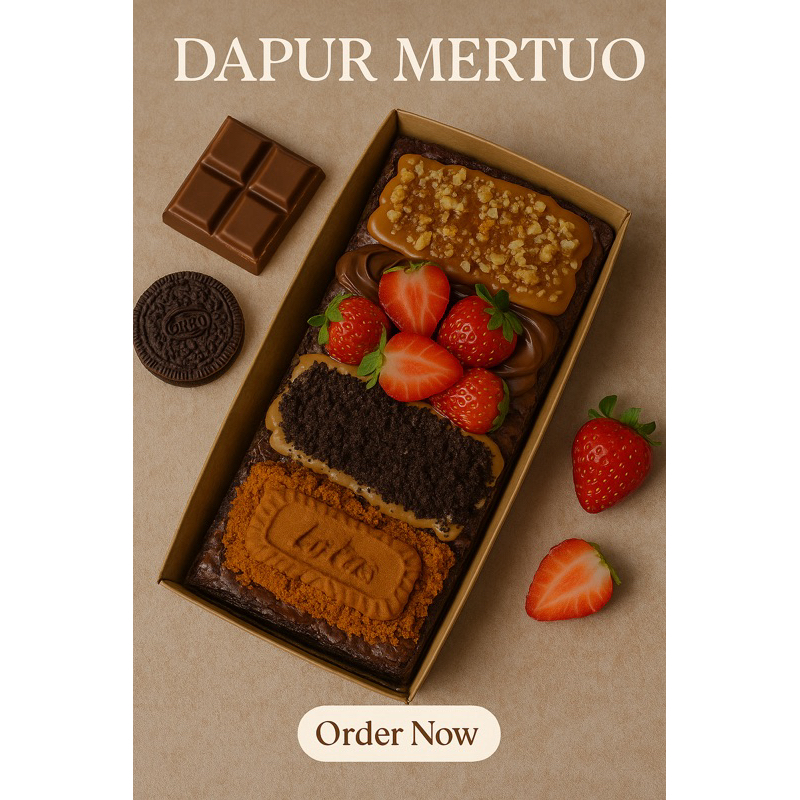 

MIX TOPPING BROWNIES (harap baca DESKRIPSI ‼️)