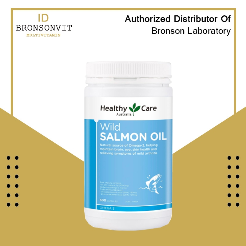 Healthy Care Wild Salmon Oil 1000mg 500 Capsules