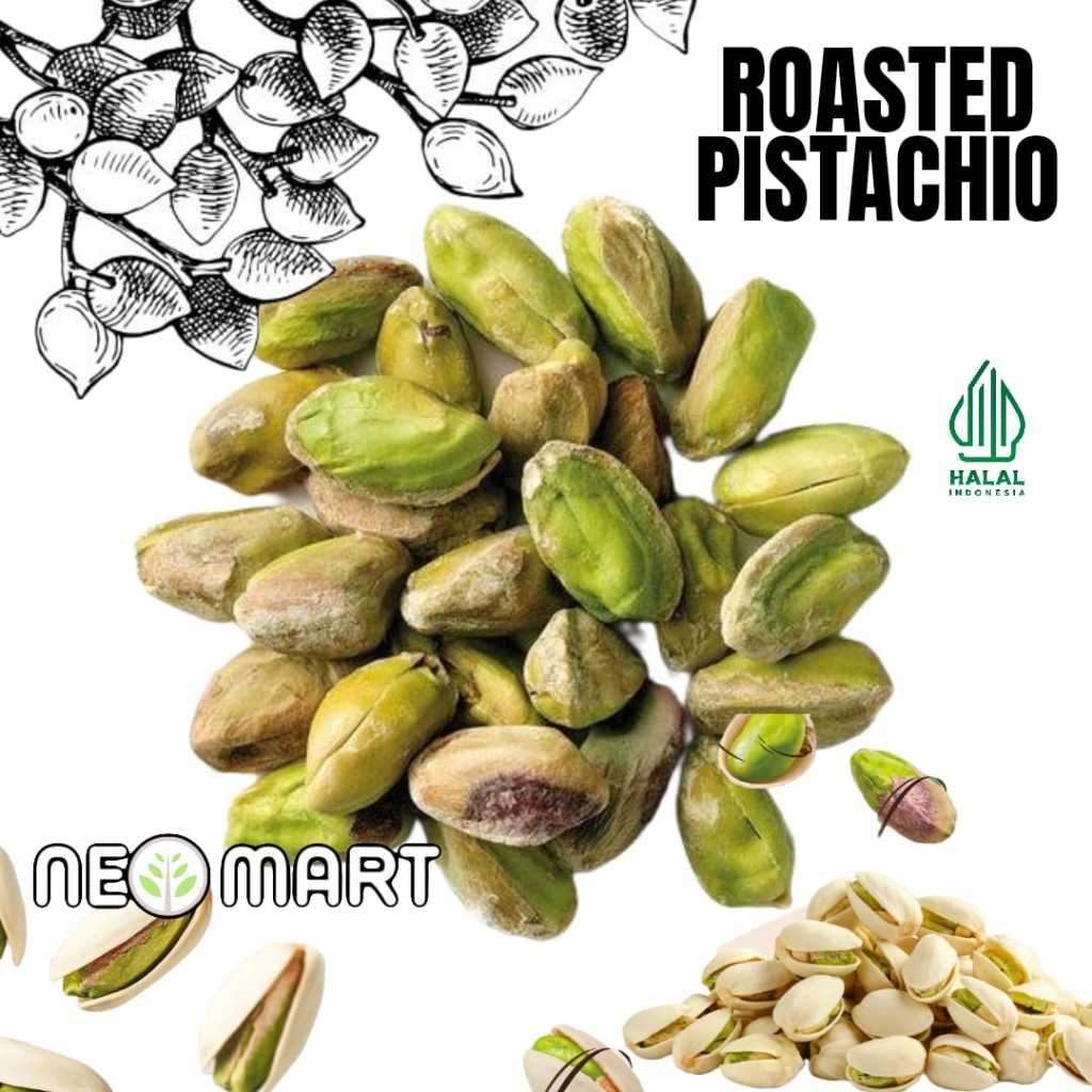 

Pistachio Matang 500gr / Pistachio Kupas Matang/ Roasted Pistachio/ Kacang Pistachio /Pistachio Roasted/OLEH OLEH UMROH & HAJI/ Pistachio gurih renyah