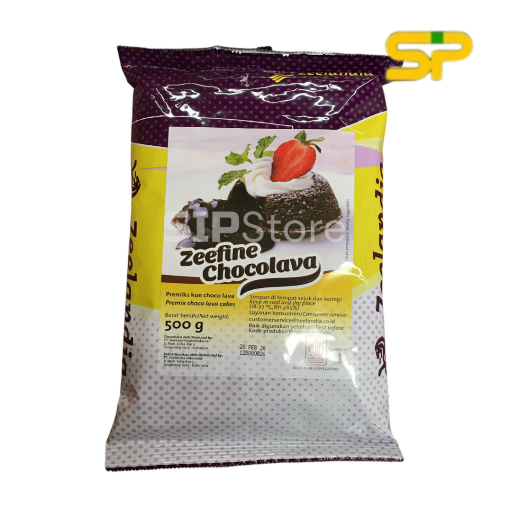 

Zeelandia Zeefine Chocolava 500gr / Premiks Instan Rasa Coklat 500 gr / Tepung Kue Rasa Coklat 500 gr