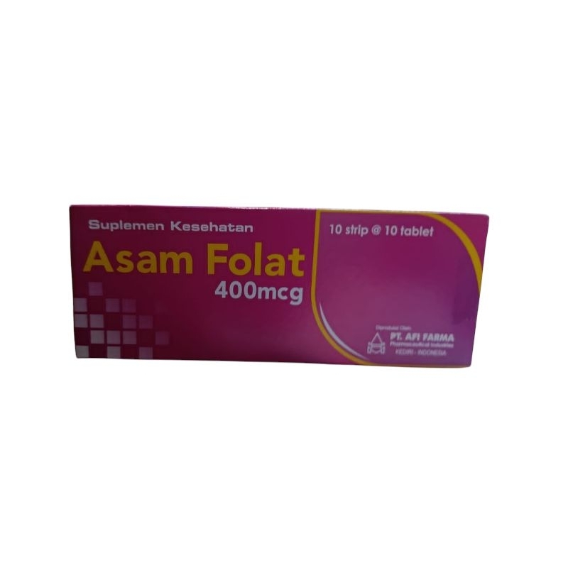 asam folat 400mcg box
