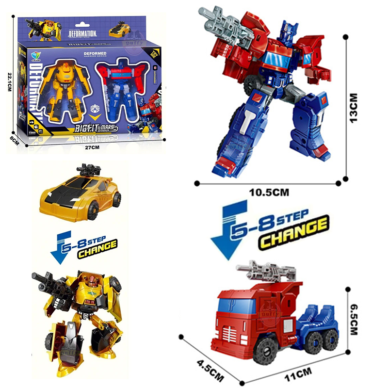 Duffy toys Mainan Robot Mobil / Mainan Mobil Robot Deformation / Pengemudi Truk / Robot Optimus