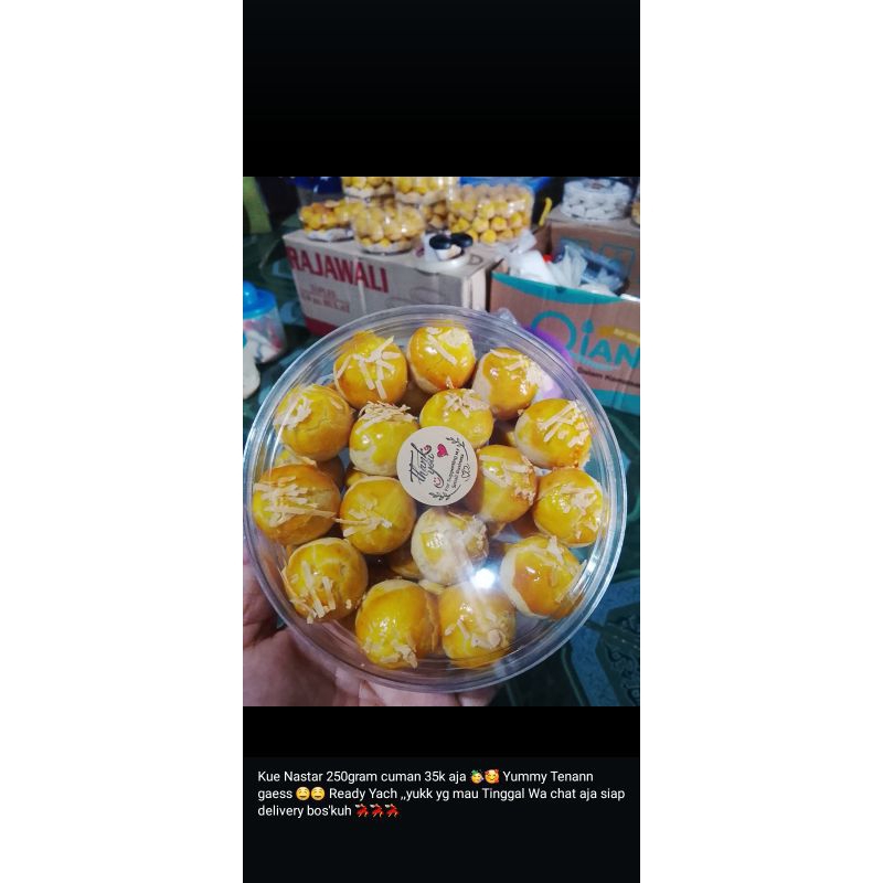 

kue kering 250g dan 500g (nastar , putri salju,bola coklat, kastengel, coklat kacang)