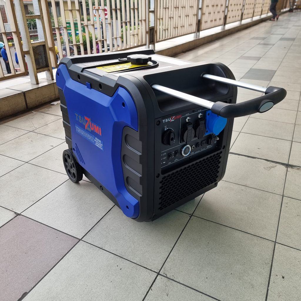 Genset Super SIlent 8 kva 6500 watt TSUZUMI TIG8500iSE Puresinewave Generator 5 kva 5000 watt 6 kva 