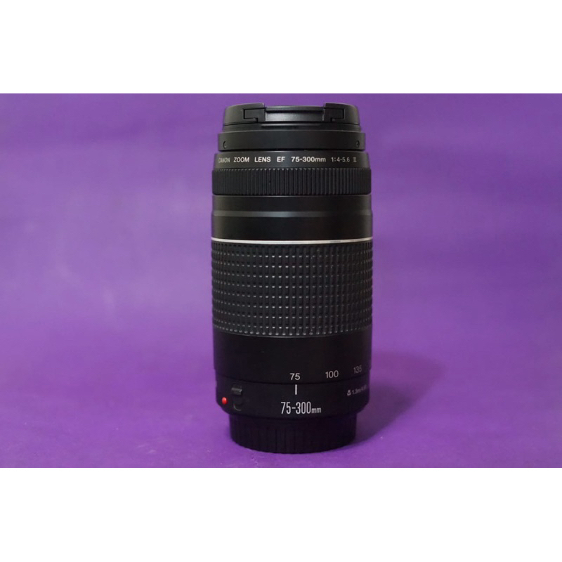 Lensa tele 75-300mm for canon