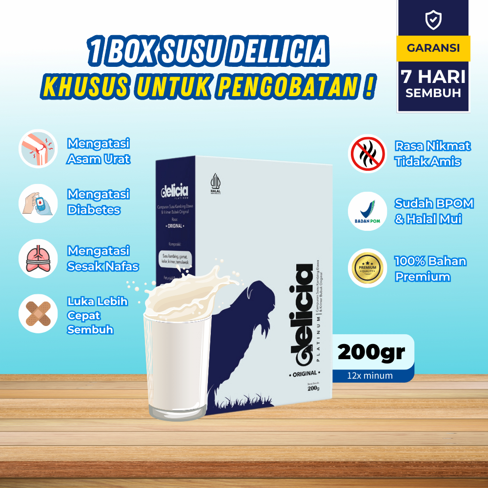 

Dellicia Platinum | Susu Untuk Tulang & Sendi, Asam Urat, Diabetes dan Paru-Paru