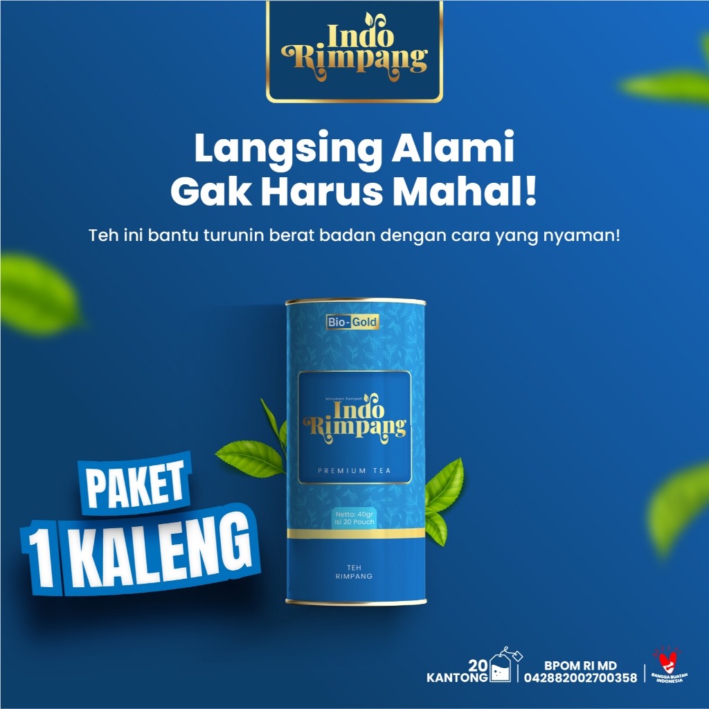 

Teh Celup Indo Rimpang Minuman Herbal Kesehatan Melancarkan Haid Menurunkan Berat Badan BPOM