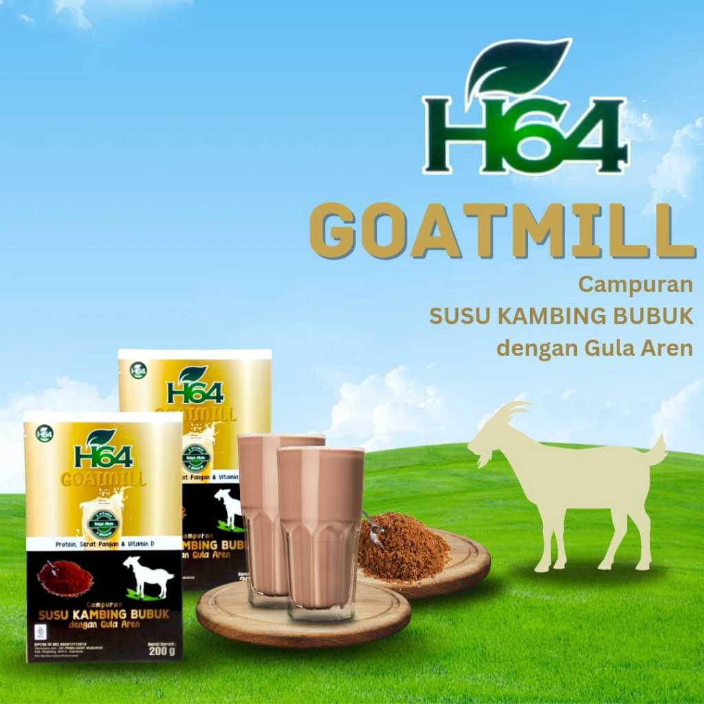 

Susu Kambing Bubuk Etawa GOATMILK H64 dengan Gula Aren Isi 200 gr