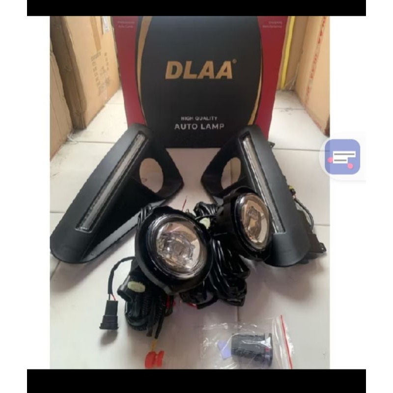 Foglamp DLAA lampu LED lampu kabut,lampu DRL,ring cover DRL Daihatsu All-new Terios 2023-up