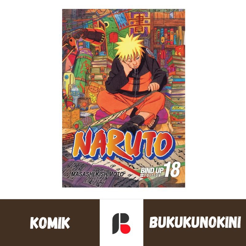 (Original, Segel) Komik NARUTO BIND UP EDITION Vol 1 2 3 4 5 6 7 8 9 10 11 12 13 14 15 16 17 18  - M