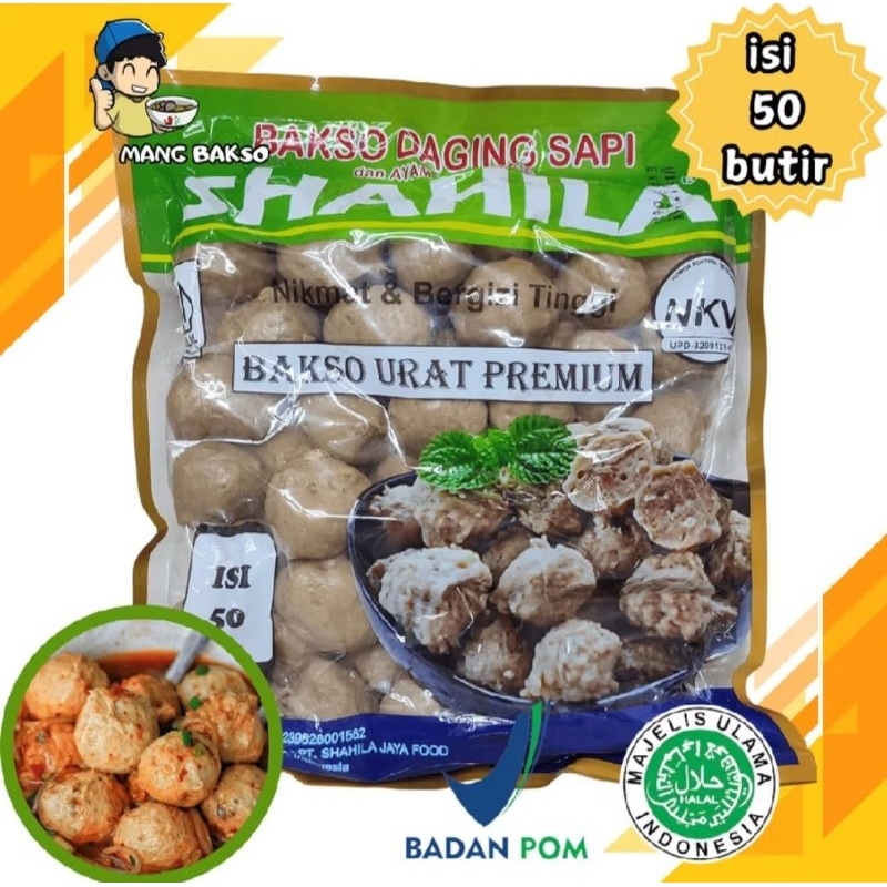 

bakso urat sahila daging sapi asli 50 butir