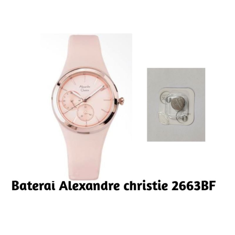 Baterai Alexandre christie original 2663BF