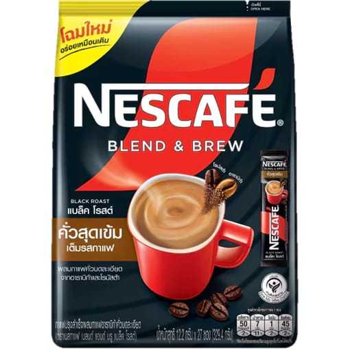 

NESCAFE Blend & Brew Black Roast 3IN1 Ori Thailand
