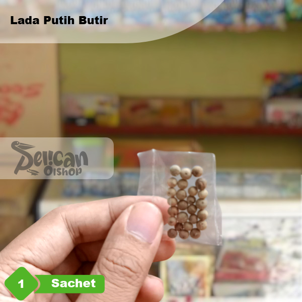 

Lada Putih Butir 1 Sachet Untuk Bumbu Masak Rempah Herbal