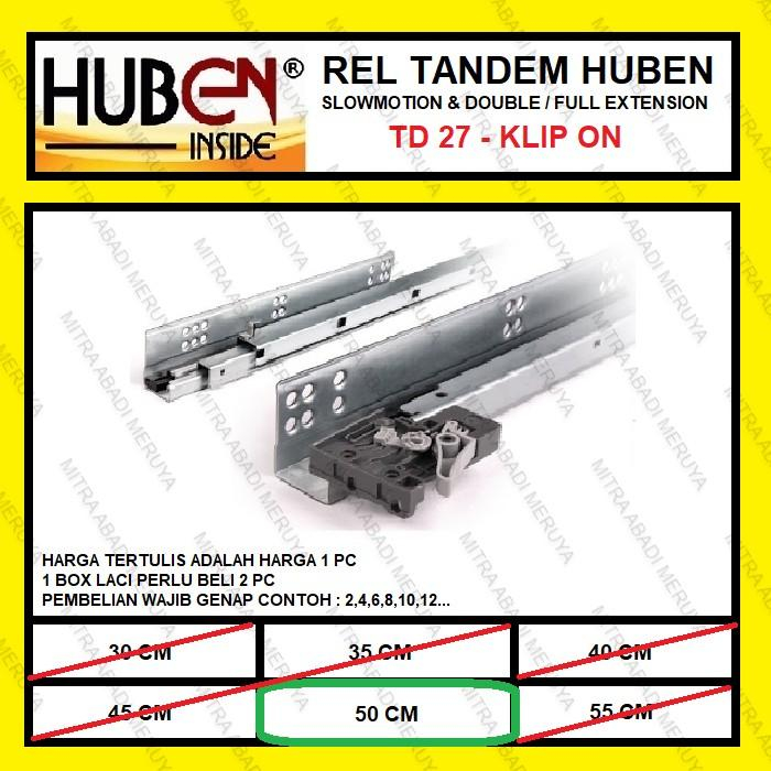 Rel Laci Tandem HUBEN 50 cm Rel Tandem HUBEN TD-27 Klip-ON