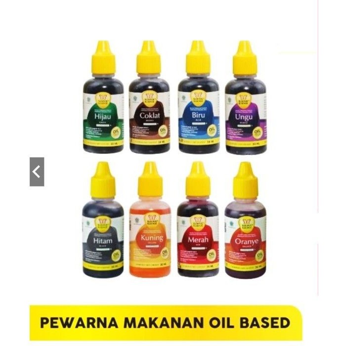 

Pewarna Oil Base 30 ML Koepoe Koepoe Pewarna Kue