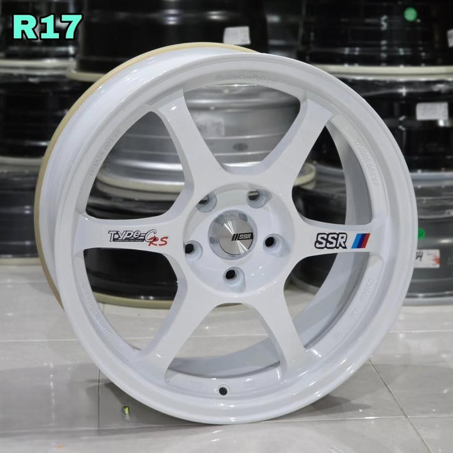 velg racing r17 SSR TYPE C LEBAR 8 ET 40 velg mobil ring 17 cocok untuk mobil Innova Reborn Venturer