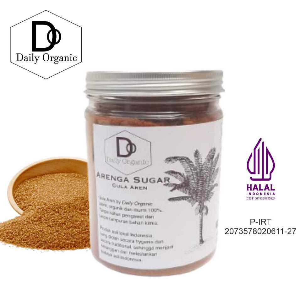 

Daily Organic Arenga Sugar / GULA AREN 500gr(1/2kg)/ AREN BUBUK ORGANIK/GULA SEMUT/PALM SUGAR BROWN SUGAR