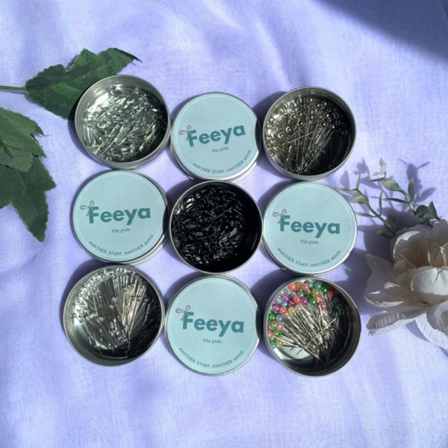 Wijen Series / Pin-Poin by Feeya / Jarum Pentul Wijen Premium Silver Series