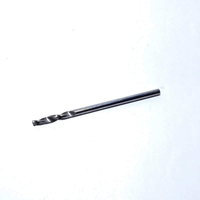 mata bor carbide 3.0 mm tembus baja drill 3mm cocok untuk material keras second shank 6mm