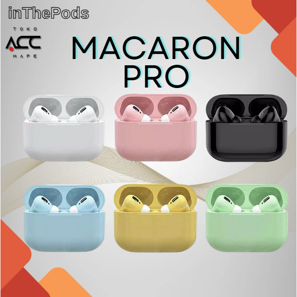 Headset Bluetooth Tws Pro/i13 Macaron TWS Earphone Bluetooth Bass 9D Hifi Wireless Headphones