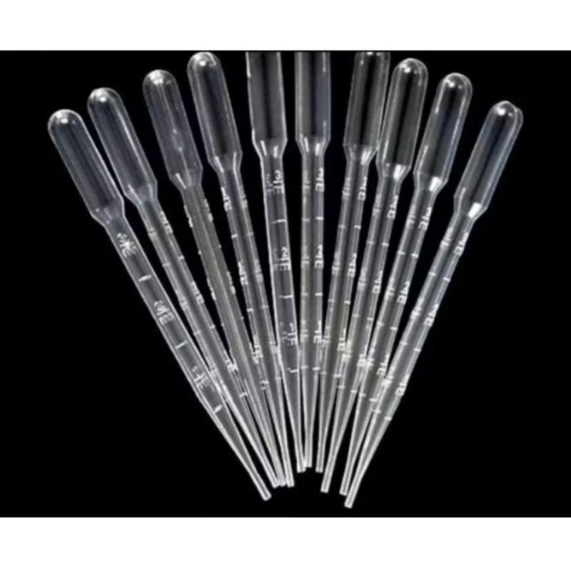 10pcs Pipet Tetes 3mm/Pipet Puding/Pipet Puding/Pipet Serbaguna