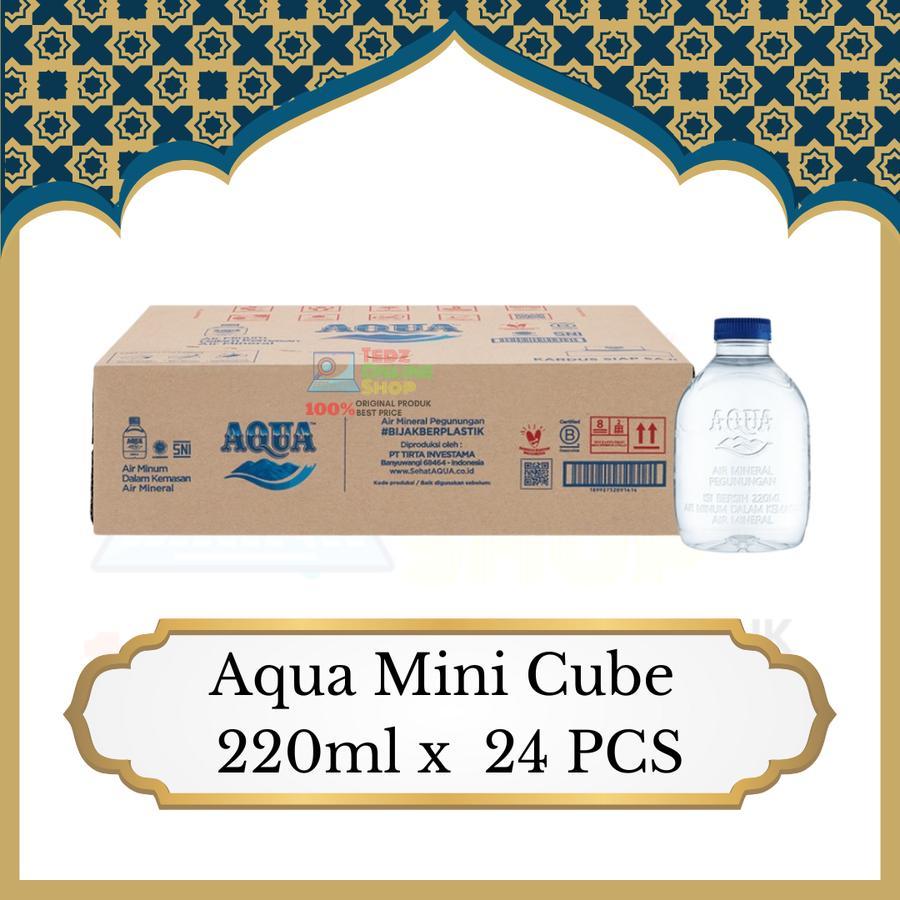 

Aqua Cube Mini 220ml Limited Edition HALAL / Aqua Botol Mini