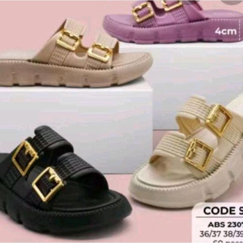 sandal eva kekinian sandal selop wanita sandal wedges terlaris