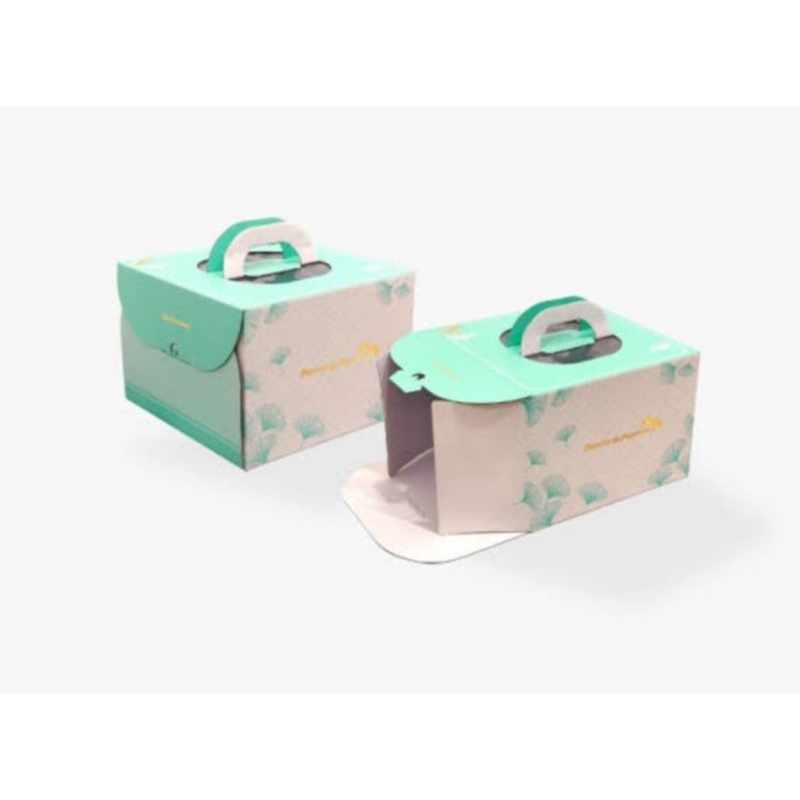 

Kotak Cake Cbx Handle Ginko Leave UK 22×22× 13cm 1 Pcs