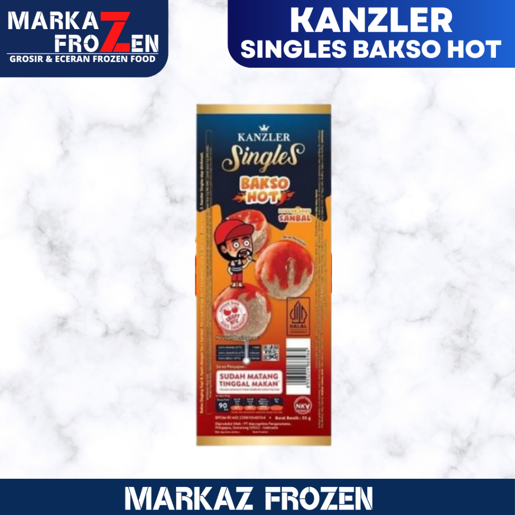

KANZLER SINGLES BAKSO HOT 65GR