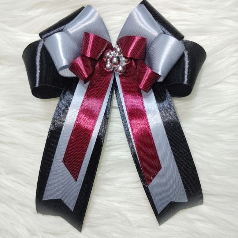 

1 Pcs Pita Kado | Pita Jadi Siap Pakai | Pita Satin 4 cm | Pita Hitam | Pita Abu | Pita Maroon | Pita Hias | Pita Natal | Pita Hampers | Pita Souvenir | Aplikasi Pita | Bross